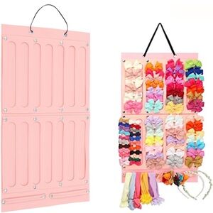 Pink Hair Bow Organizer for Kids